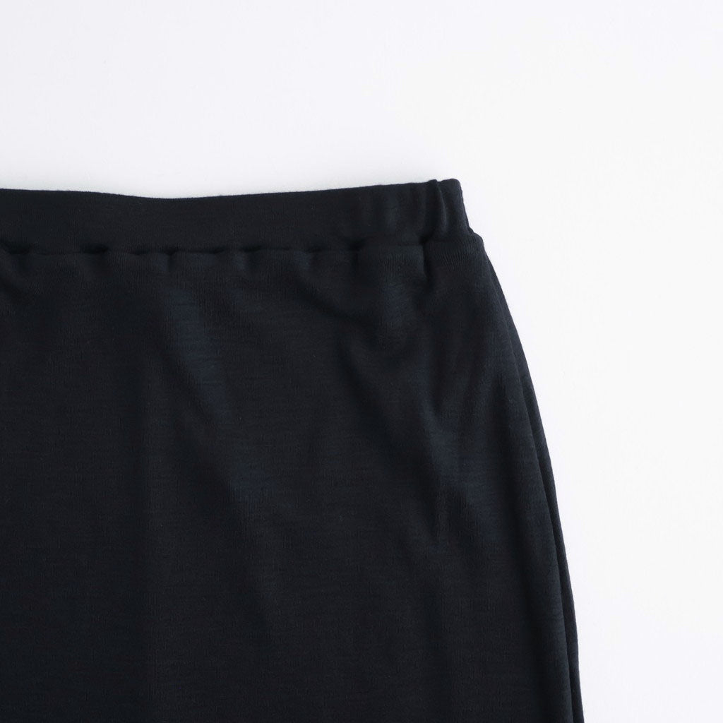 Wool RIB Skirt #Black [BHSW25F4F26]