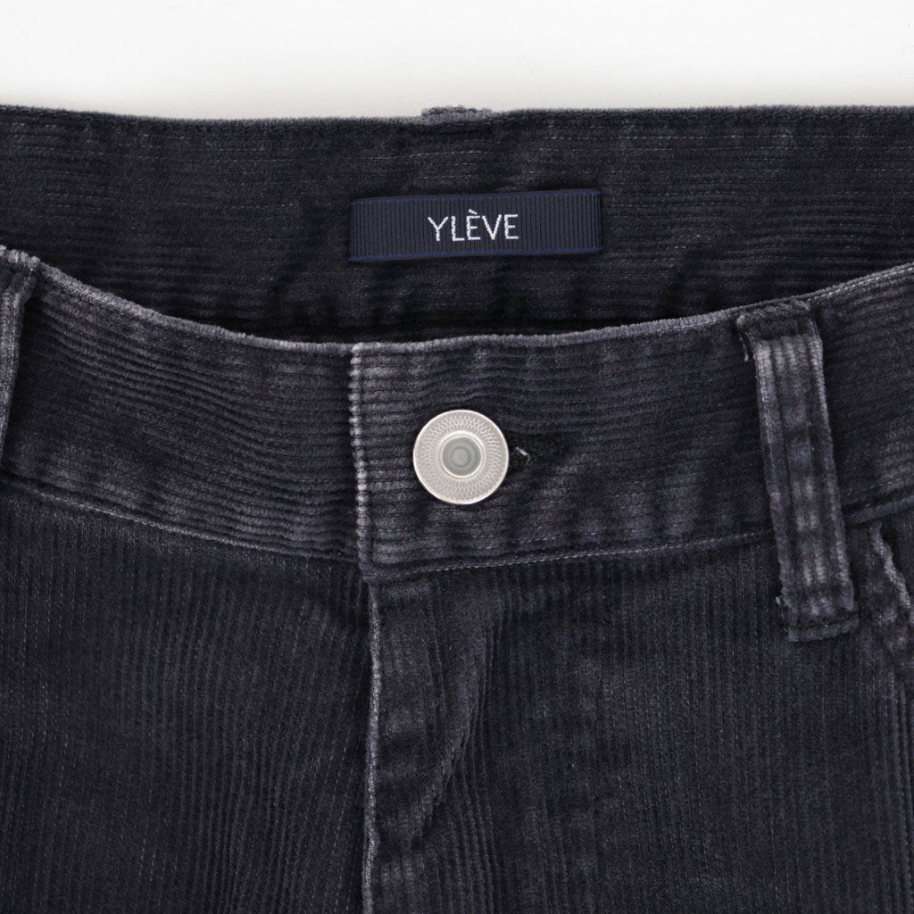 SULFUR-DYED BLEACHED CORDUROY PANTS #120 FADED NAVY [17062 40044]