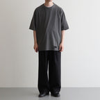 DOUBLE PLEATED EASY TROUSERS #BLACK [A25C04PT02C]