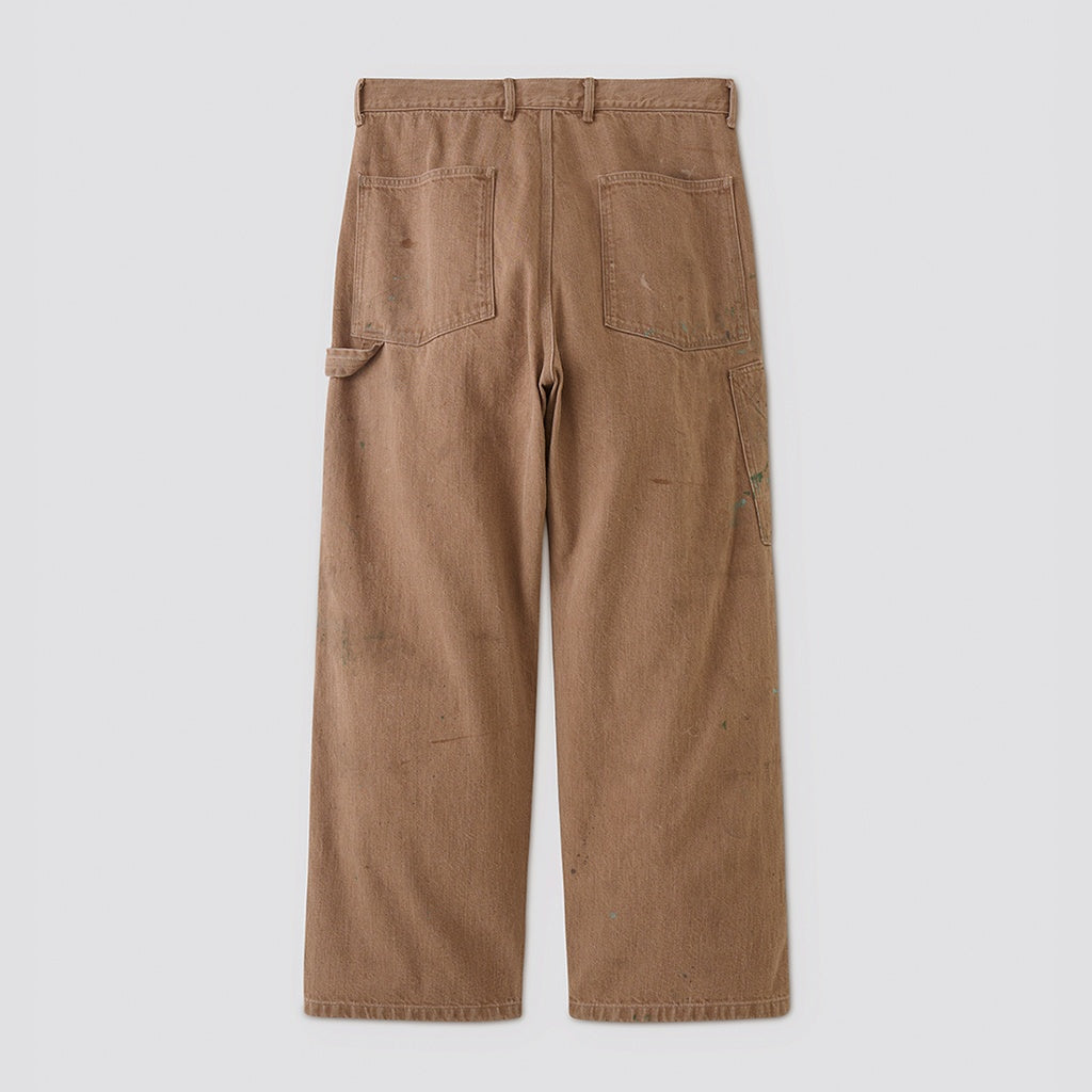 DENIM PAINTER TROUSERS #BROWN(PAINTED) [PMAV-PT10]