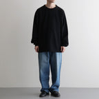 Co/Silk Nep Tee L/S #Black [BHS26S031]