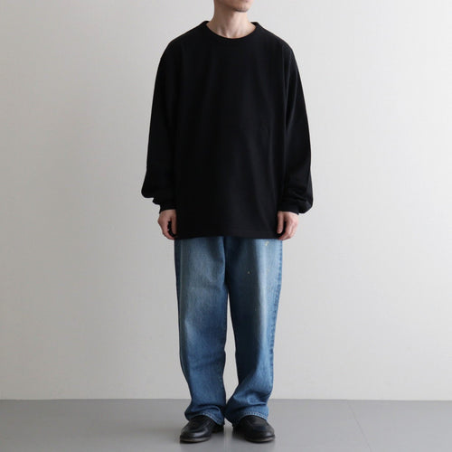 Co/Silk Nep Tee L/S #Black [BHS26S031]
