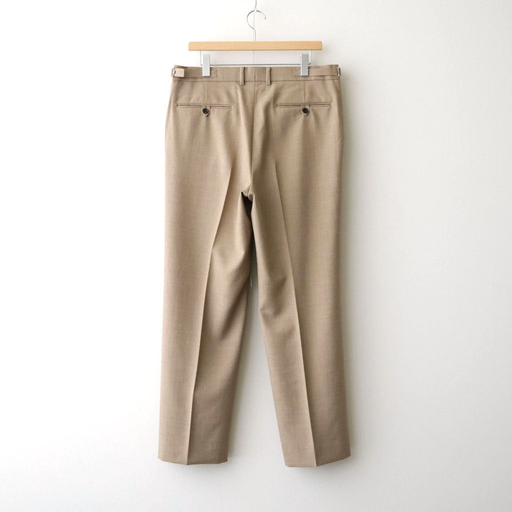 REGULAR FIT STRAIGHT TROUSERS #BEIGE [M26C06PT02C]