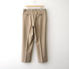 REGULAR FIT STRAIGHT TROUSERS #BEIGE [M26C06PT02C]
