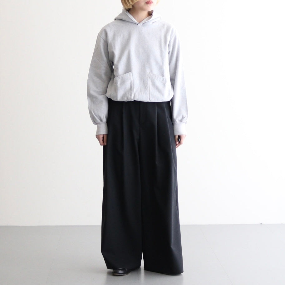 Thin-Sweat Separate-Pocket Hoodie P/O #HeatherWhite [bROOTS25S20]