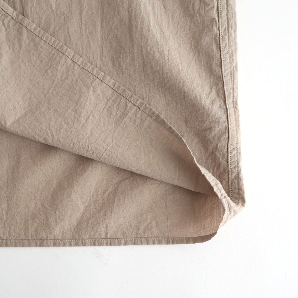 Hard Twist Chambray Work Shirt S/S #Beige [bROOTS26S4]