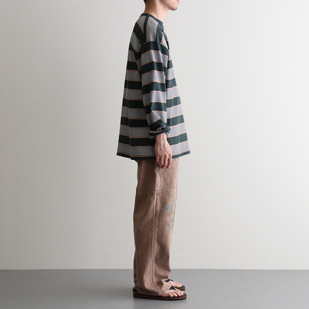 DENIM PAINTER TROUSERS #BROWN(PAINTED) [PMAV-PT10]