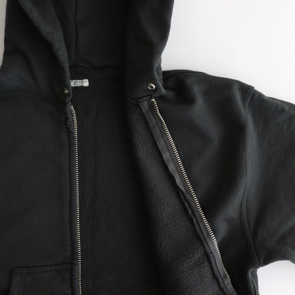 ATHLETIC FULL ZIP HOODIE #CARBON [PMAS-CL07]