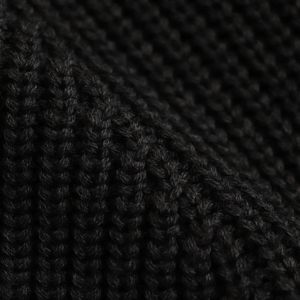 SIGNATURE DRIVERS KNIT #CHARCOAL [BN-24FM-039]