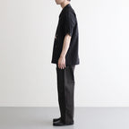 SILK NEP CLOTH SOUVENIR SHIRTS (Short-sleeve) #ONYX [251OJ-SH14]