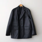 DOUBLE BREASTED JKT #BLACK [SH-62-C-SHEEP-4]