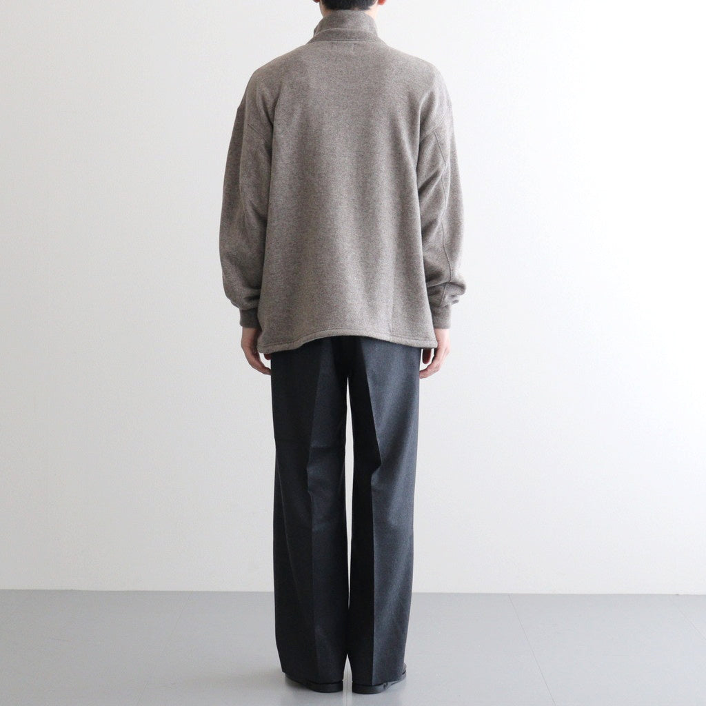 Yak Half Zip Sweat Shirt #Beige [NEP-AW2533M]