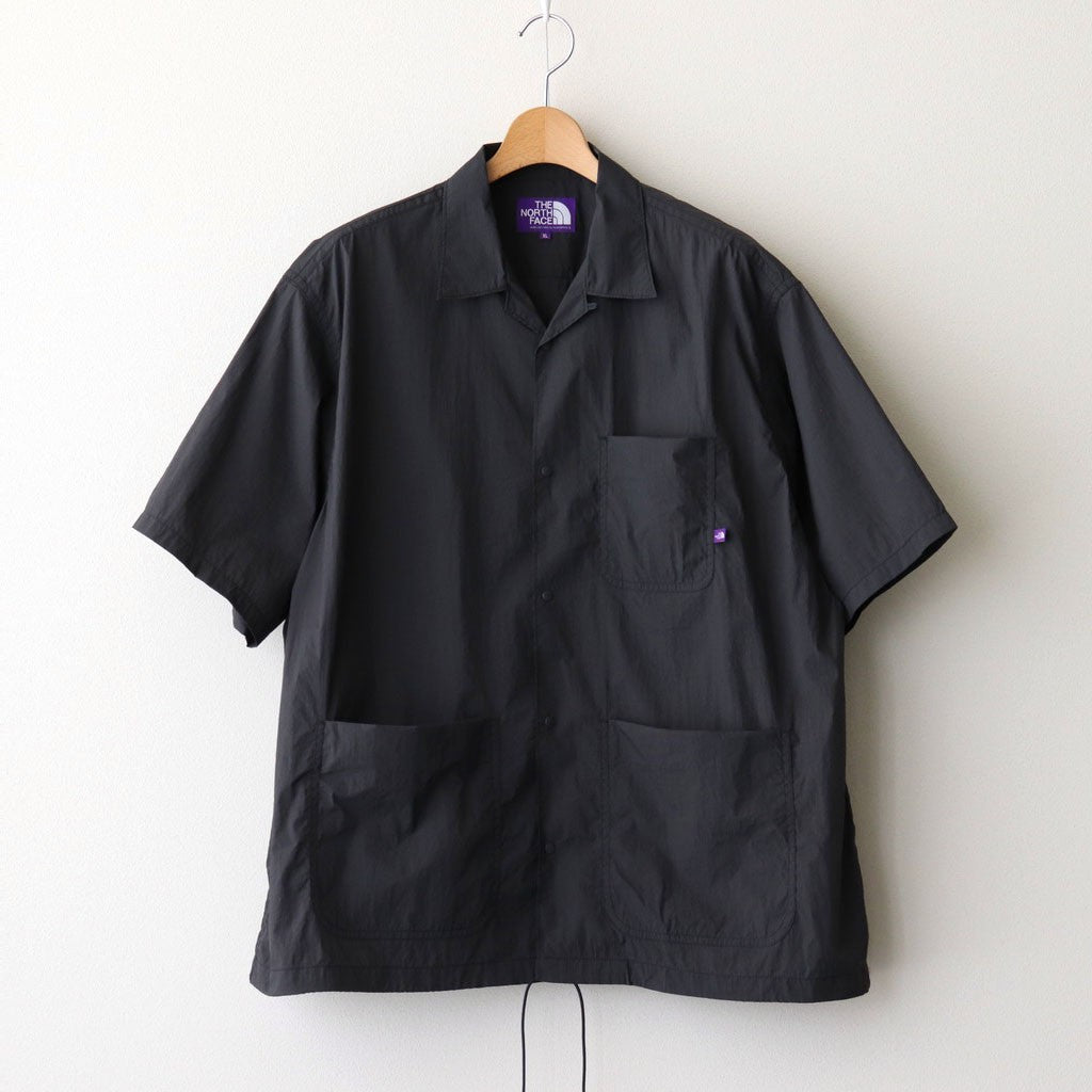 Nylon Taffeta Field S/S Shirt #Asphalt Gray [N25SG055]