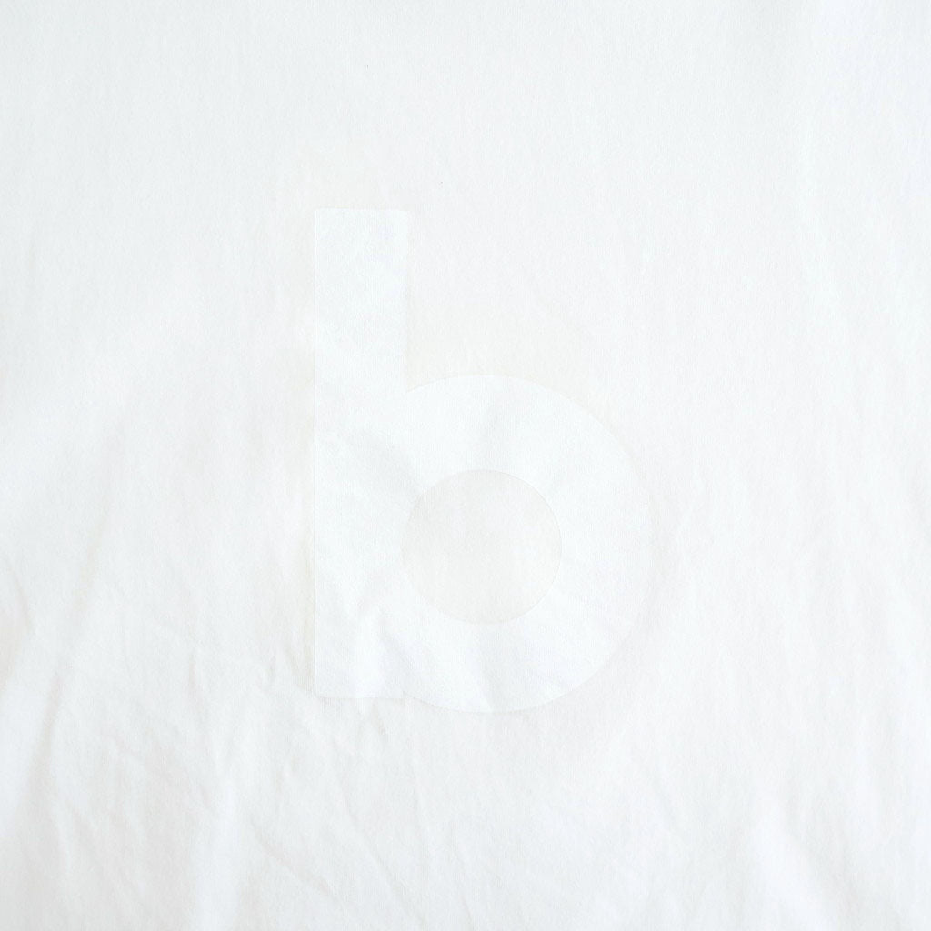 bd Print Tee WIDE #White×White-PT [bROOTS25S34S26A]
