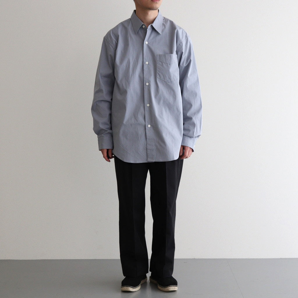 FRONT TUCK ARMY TROUSER #ONYX [251OJ-PT08]