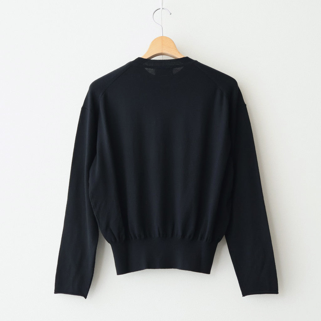 Wool Crewneck #Black [NEP-AW2521W]