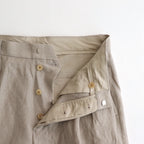 W/Li 2tuck Wide Tapered Trousers #BEIGE [NEP-SS2503M]