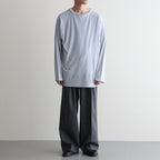 PIMA MOKLODI BASQUE TEE #SMOKE BLUE [26S-BIS-CS62]