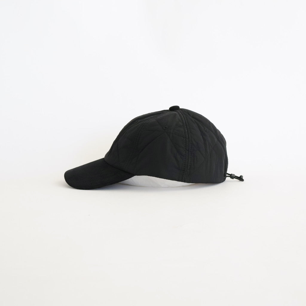 Quilting Field Cap #Black [N25FP089]
