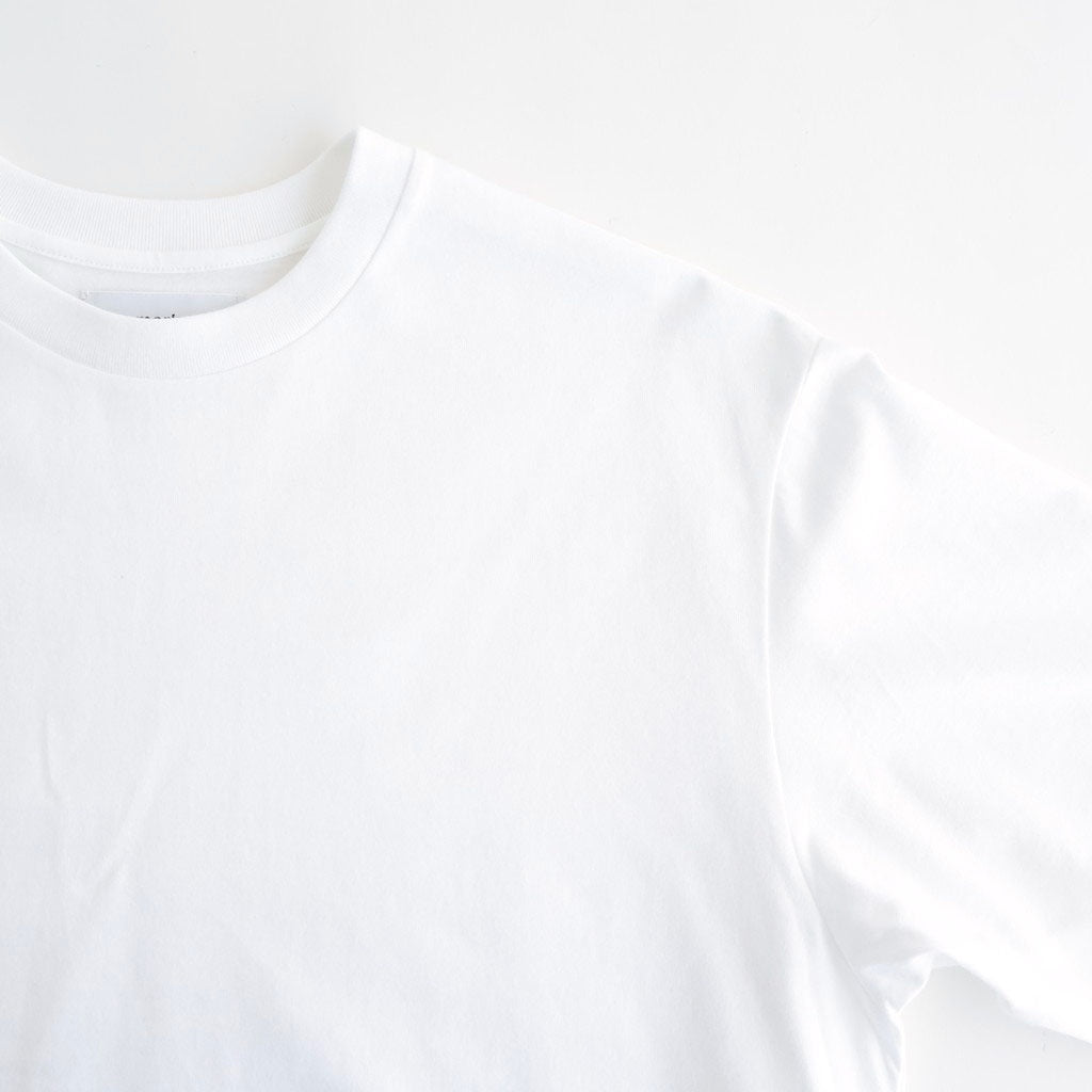 CREW NECK TEE #WHITE [M26A13CS01B]