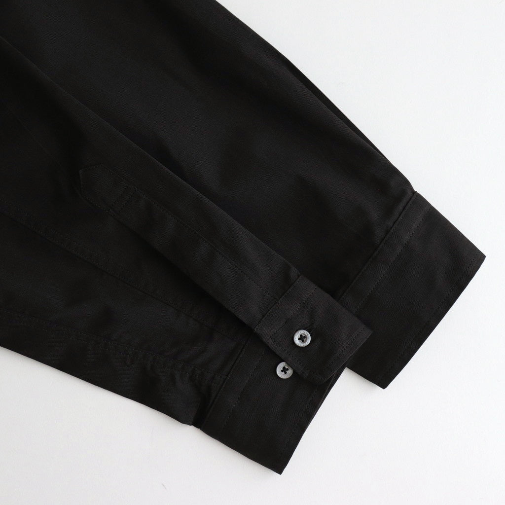 BAND COLLAR DRESS SHIRT #CHARCOAL [PM-LS02]