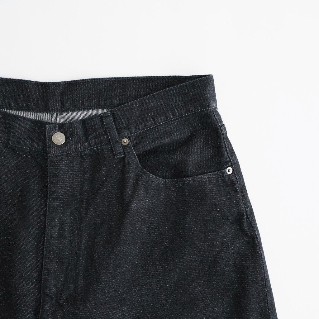 Ni Organic Cotton Denim 5Poket #Black [NEP-SS2607]