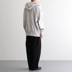 11oz Zip Up Hoodie #Stone [N25FH046]