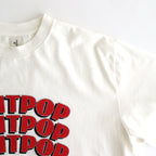 BRITPOP Print Tee WIDE #White×Red-PT [bROOTS25S34A]