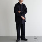 ORGANIC COTTON / TENCEL BRUSHED TWILL SH #NAVY [16542 50368]