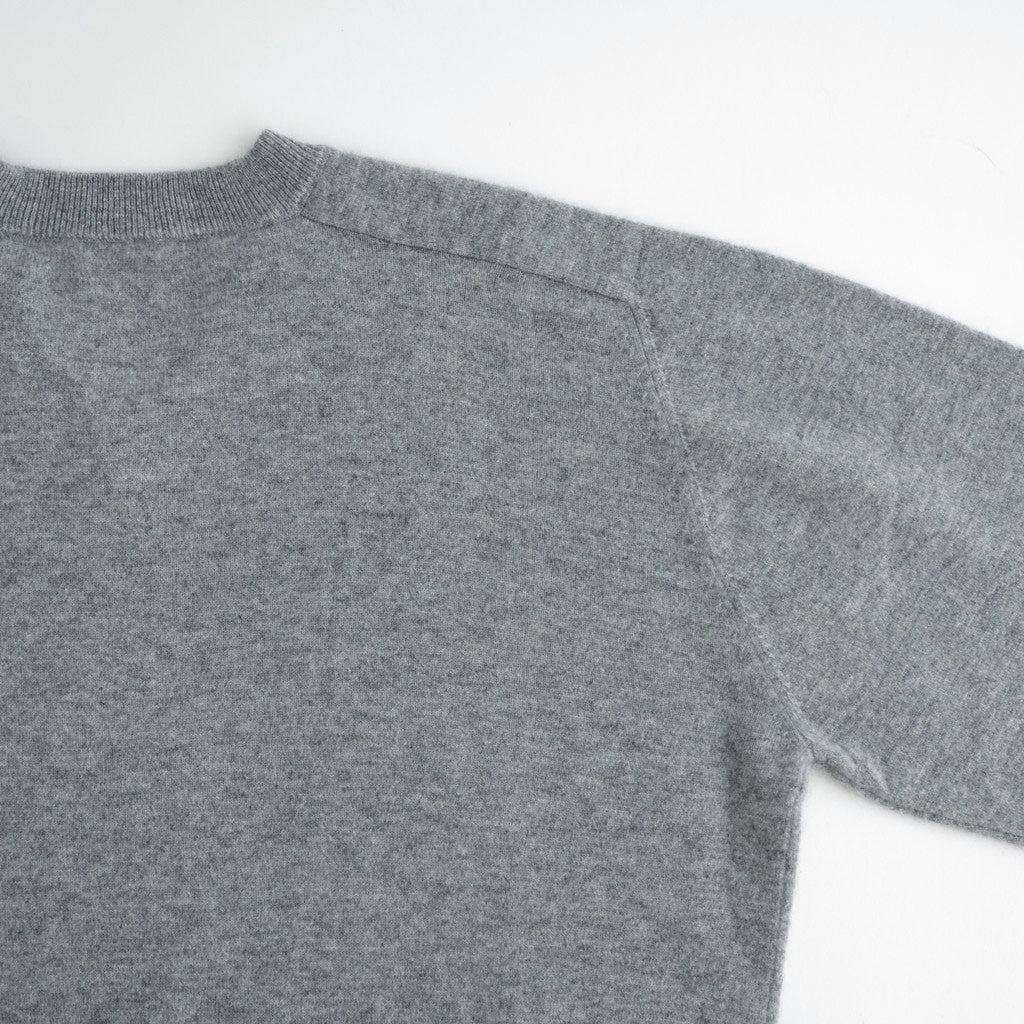CASHMERE B VNECK MENS #GRAY [26W-BIS-KN41M]
