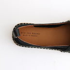 SQUARE TOE ESPADRILLES #BLACK [251OJ-FW06]