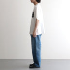 RAREGROOVE Print Tee WIDE #White×Black-PT [bROOTS25S34S26B]