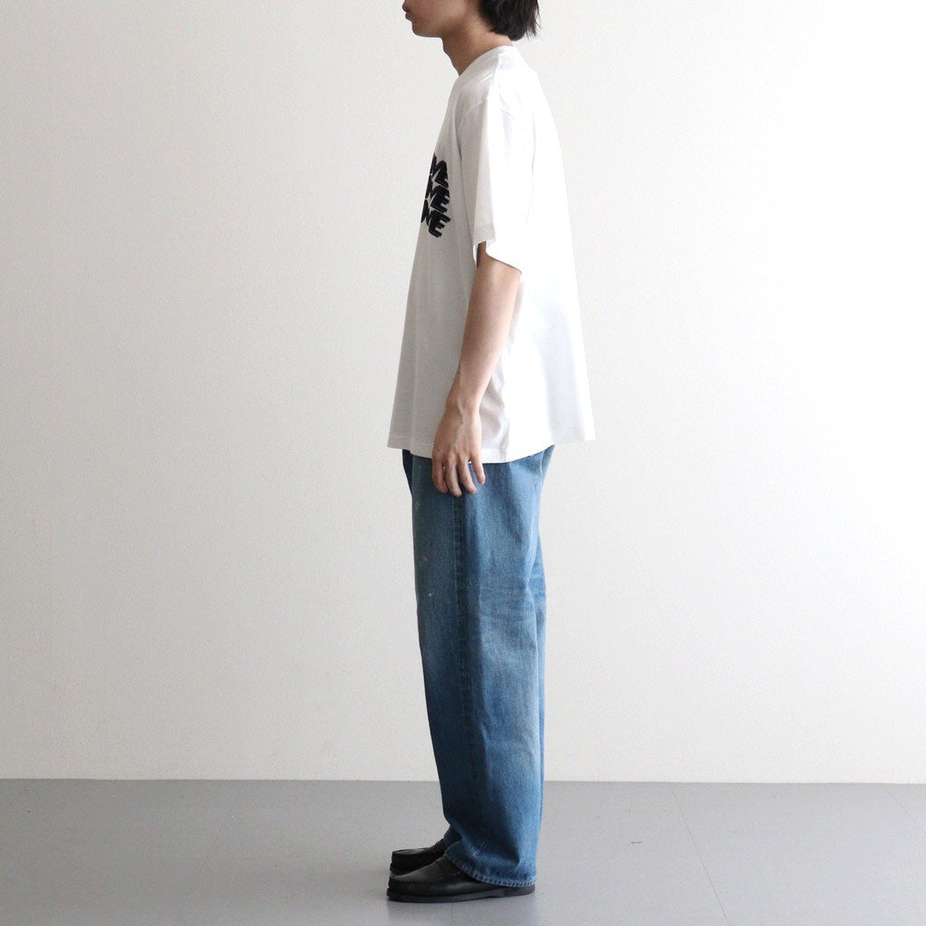 RAREGROOVE Print Tee WIDE #White×Black-PT [bROOTS25S34S26B]