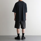 Garment Dyed Jacquard Field Tee #Asphalt Gray [N26SH039]