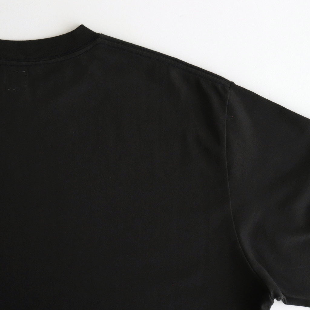 BRITPOP Print Tee WIDE #InkBlack×Red-PT [bROOTS25S34A]