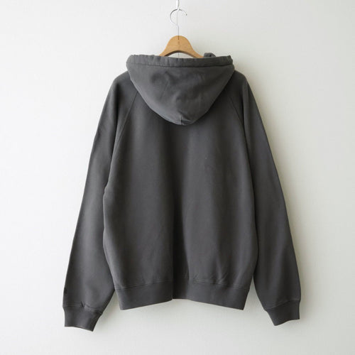 Garment Dyed Field Zip Up Hoodie #Asphalt Gray [N26FH057]
