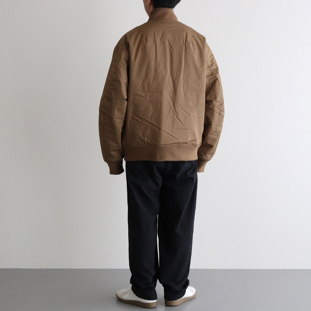 Insulation Varsity Jacket #Light Brown [S24FY020]