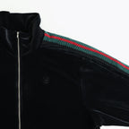 TRACK JACKET VELOURS #BLACK [DNA25B03-B]