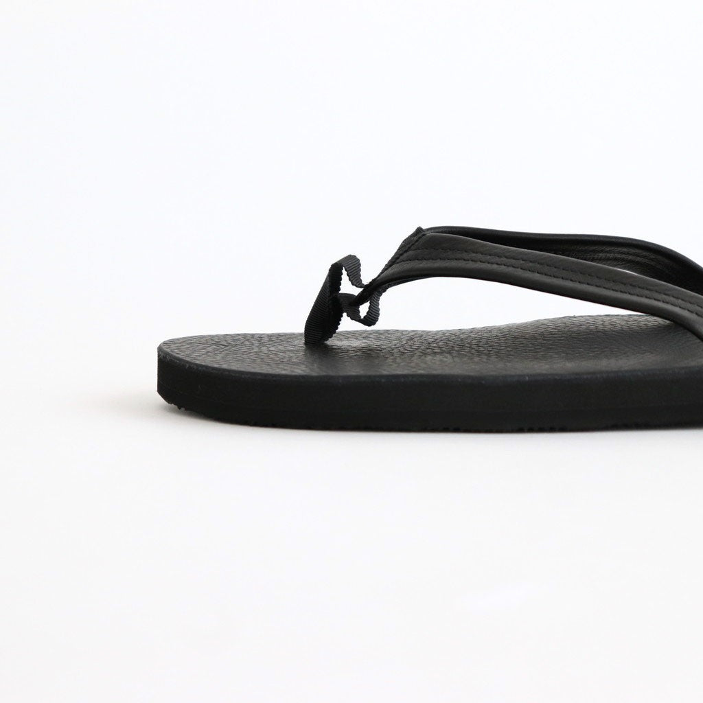 LEATHER BEACH SANDALS #BLACK [PMAT-SH02]