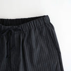 WIDE CYLINDER FIT EASY PANTS #GRAY STRIPE [M26A11PT01C]