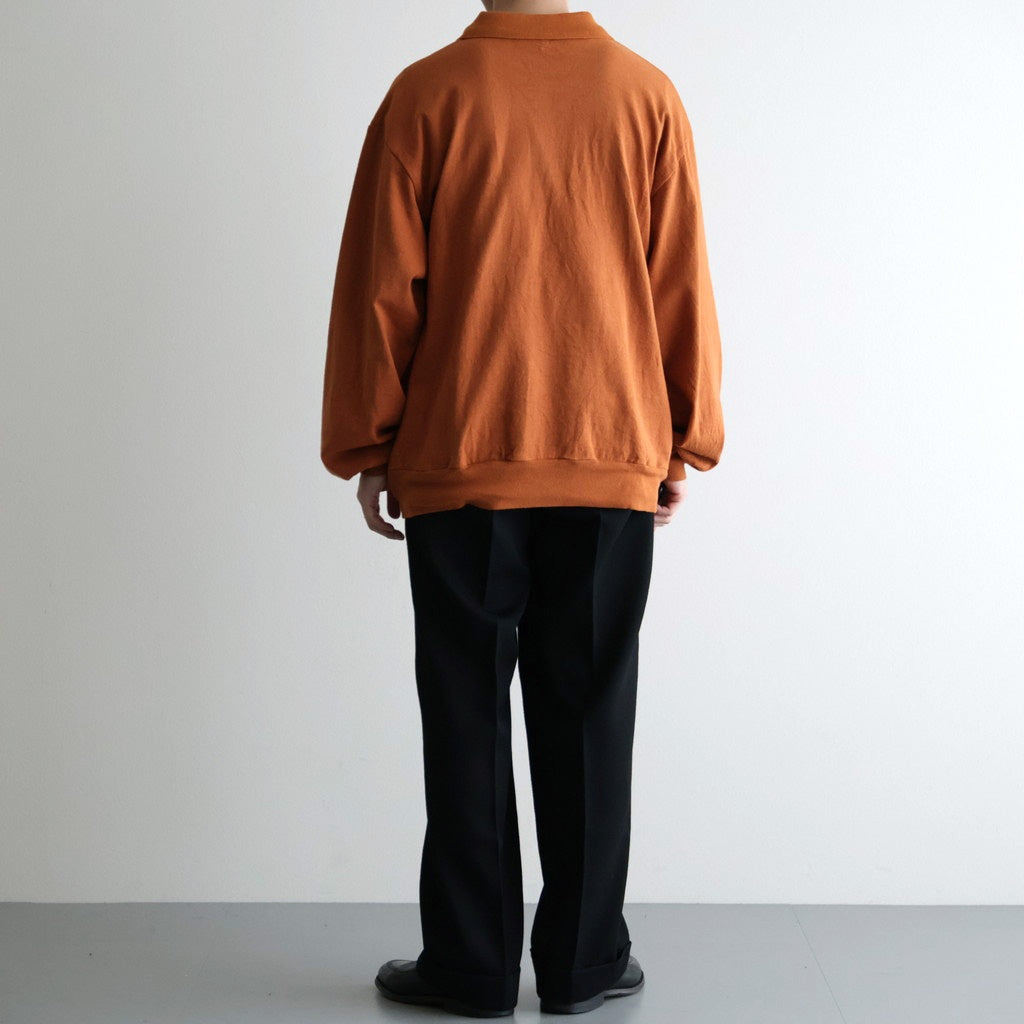 Co/Silk Nep Harf-zip P/O #DustyOrange [BHS25S037F26]