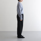 PURE MOHAIR SHAGGY POLO #SAX GRAY [BN-25FL-053]