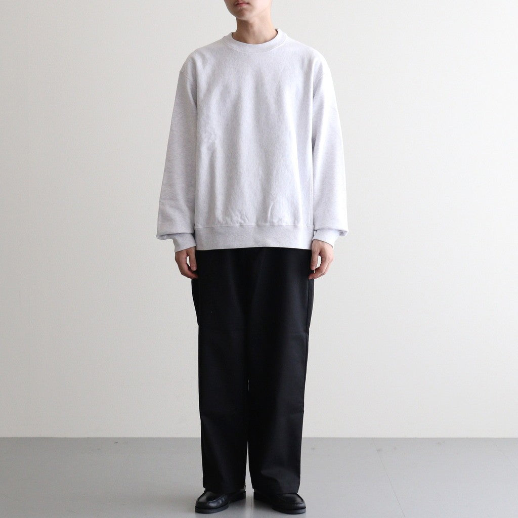 Soft&Hard Sweat Crew-Neck P/O #HeatherWhite [bROOTS24F21F25]