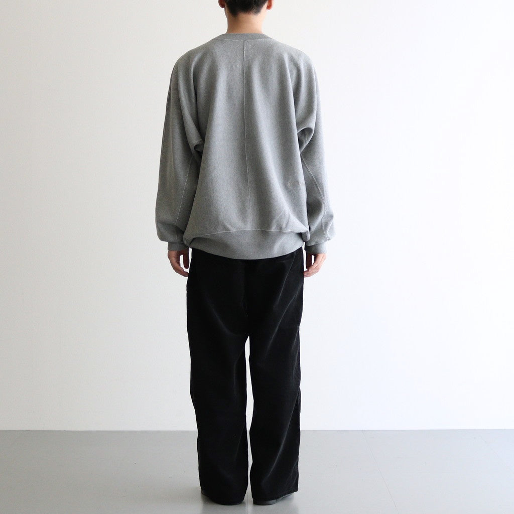 Crew Neck Sweat #Heather Gray [S25SH011]