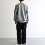 Crew Neck Sweat #Heather Gray [S25SH011]