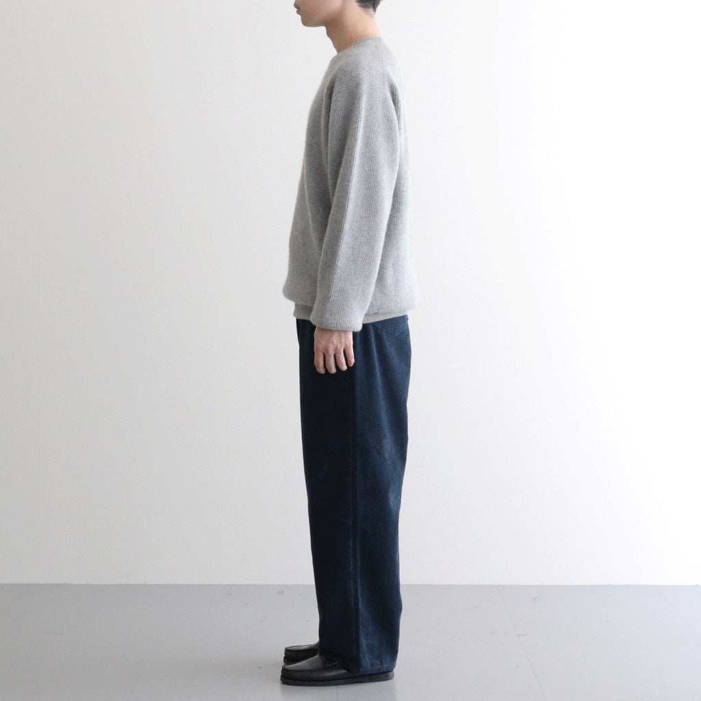 CASHMERE FOX CREW NECK #GRAY [BN-25FM-053]