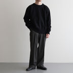 CLASSIC FIT DOUBLE PLEATED TROUSERS #DARK OLIVE [A25A05PT01C]