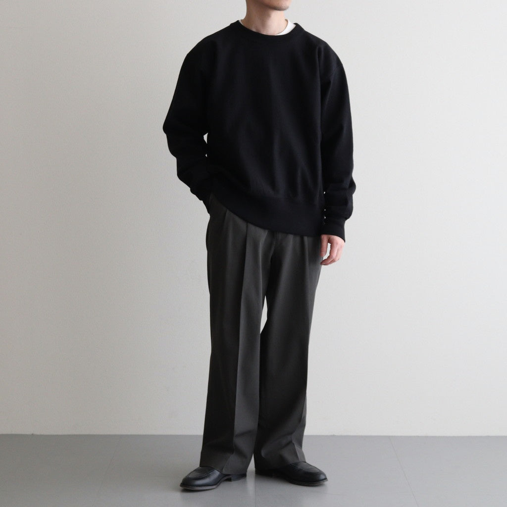 CLASSIC FIT DOUBLE PLEATED TROUSERS #DARK OLIVE [A25A05PT01C]