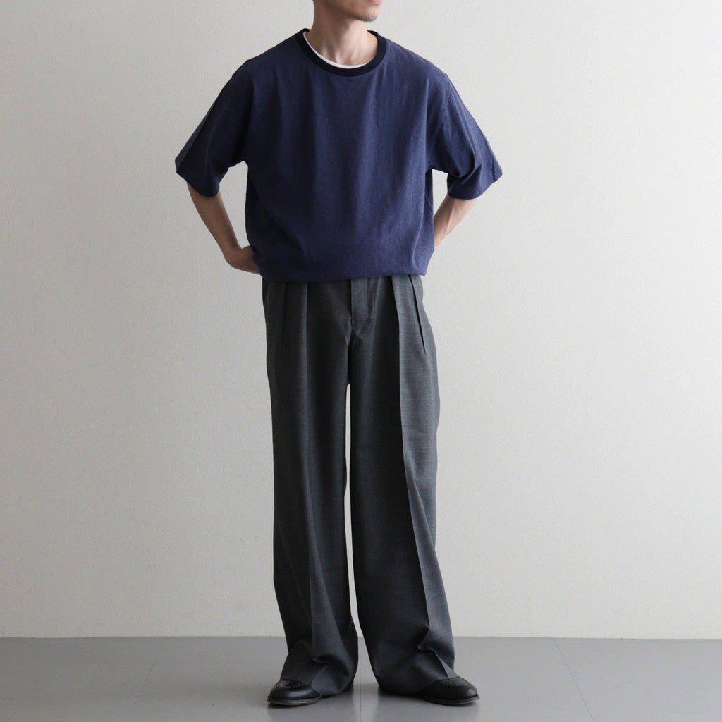 Slub Yarn Cotton２pack Tee #Natural×White / Blue×Navy [NEP-SS2611]