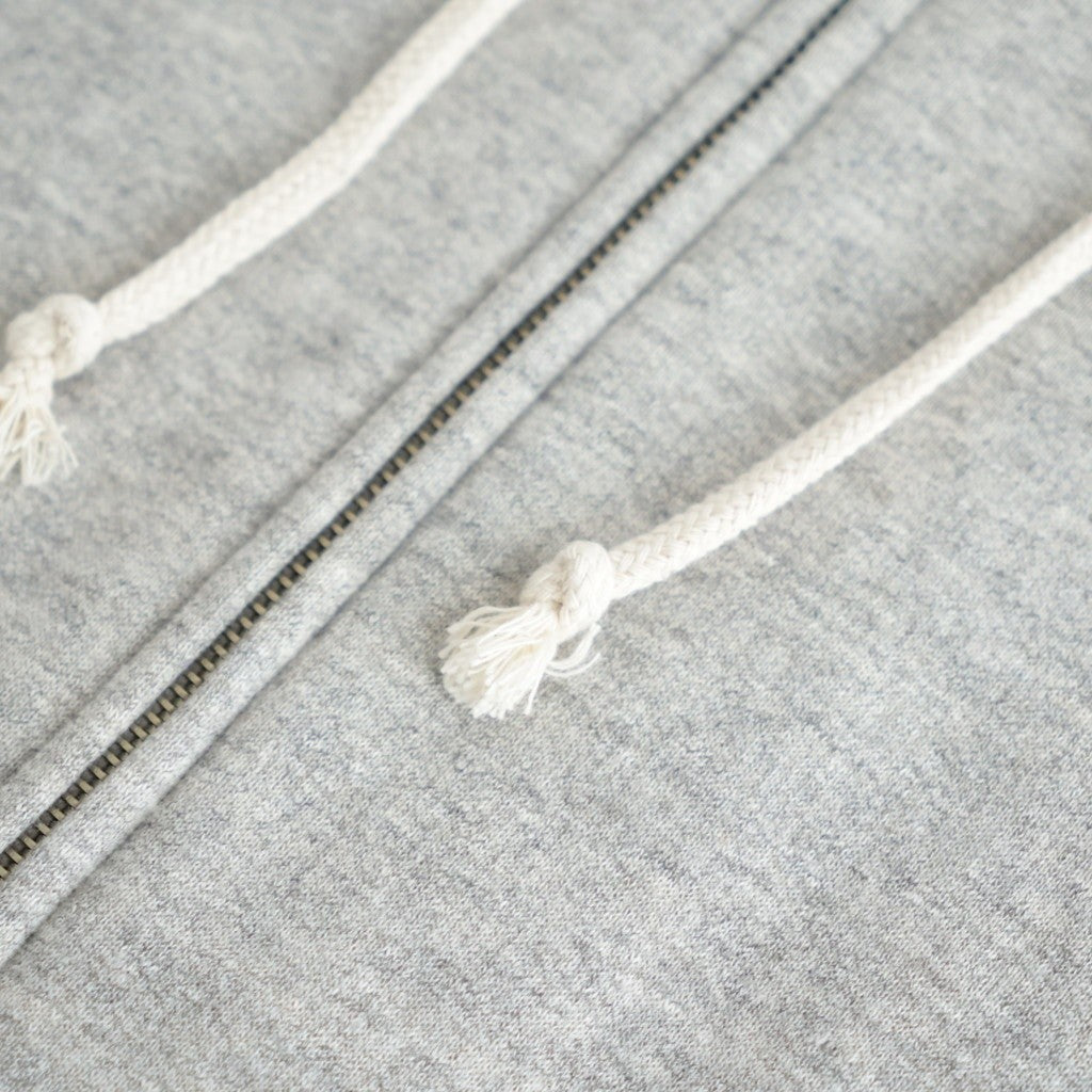 AFTER HOODIE ZIP UP SWEAT #TOP GRAY [26W-BIS-CS51]